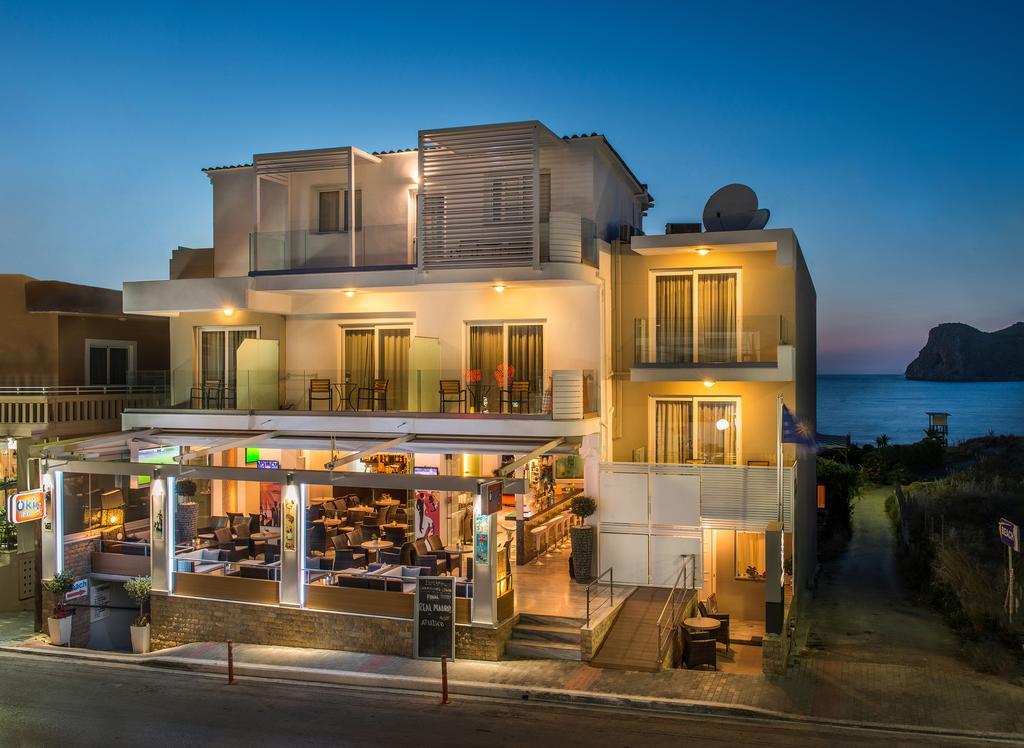 Vergina Beach Hotel Agia Marina  ภายนอก รูปภาพ